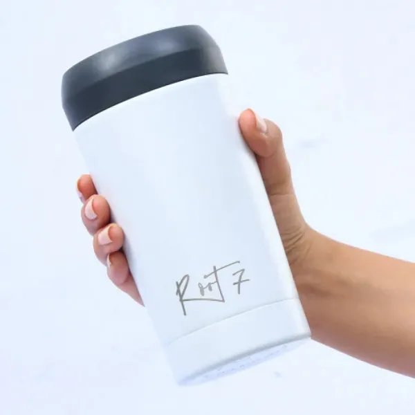 Kubek Termiczny Polar White personalizowane - Root7