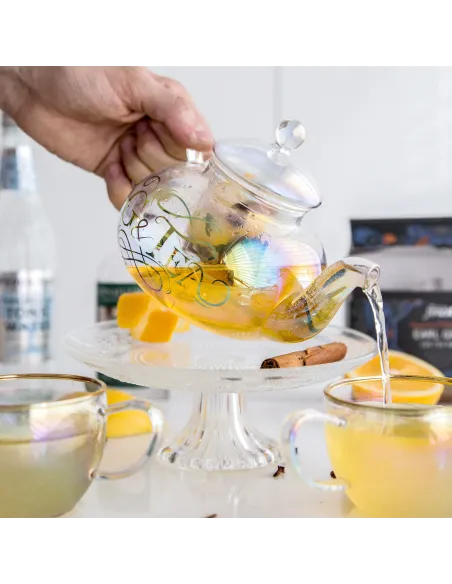 G&Tea Szklany zestaw na herbatę - Cocktail Set personalizowane - Root7