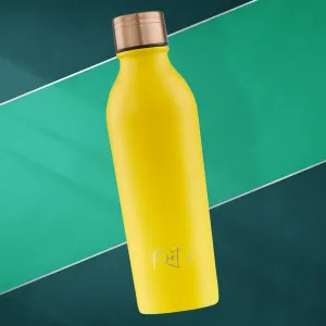 Żółta butelka termiczna Powder Coated Yellow personalizowane - Root7 2