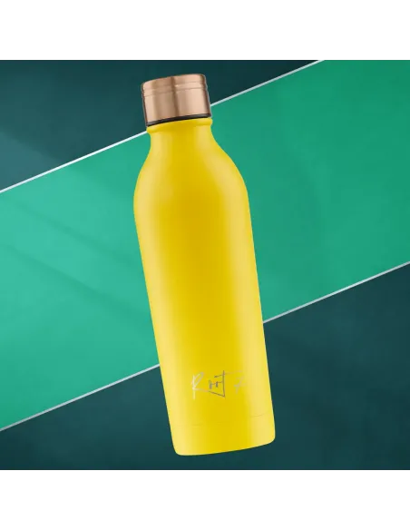 Żółta butelka termiczna Powder Coated Yellow personalizowane - Root7