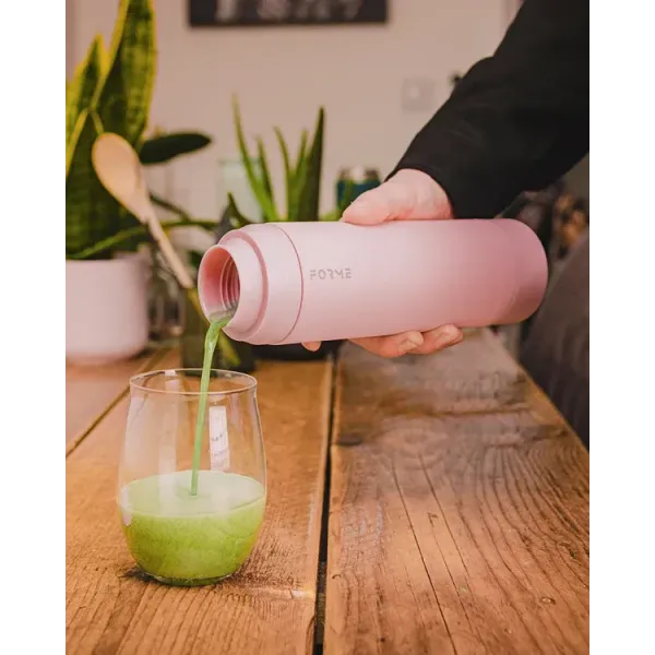 Shaker FORME : 500ml + 35g Dusty Pink