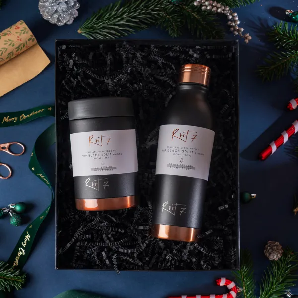 VIP Black Split Set: Bottle and Food Pod