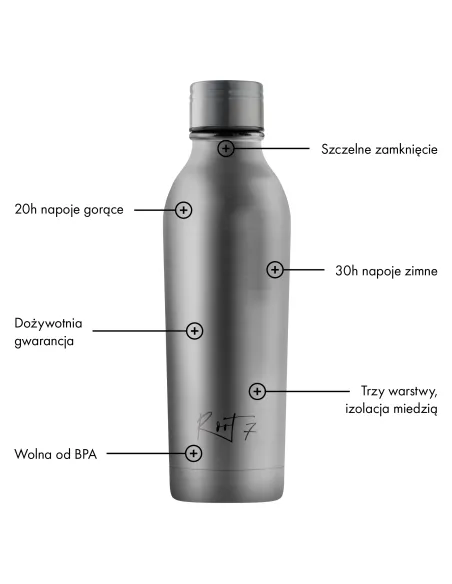 Butelka termiczna Just Steel personalizowane - Root7
