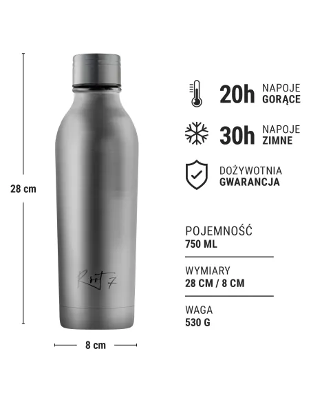 Butelka termiczna Just Steel personalizowane - Root7