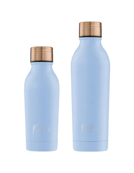 Zestaw butelek 350ml i 500ml serii Duck Egg Blue personalizowane - Root7