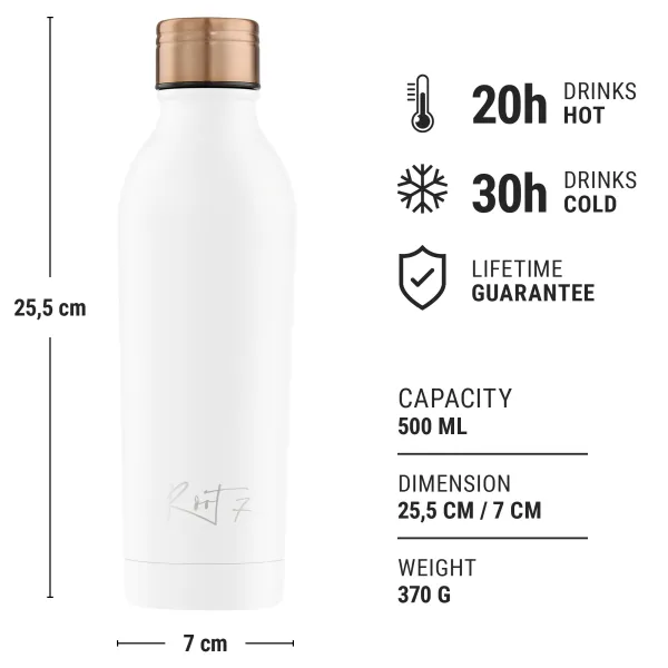 Butelka termiczna VIP White Split personalizowane - Root7