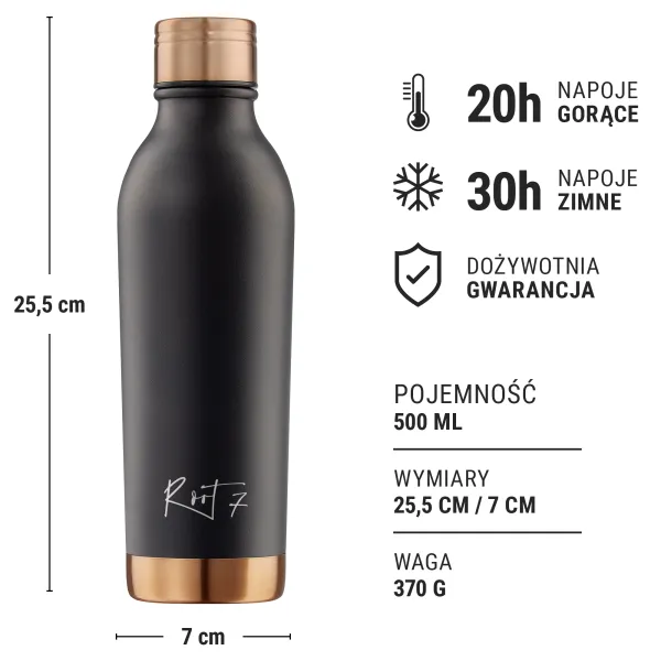 FC Lesznowola - Bidon Sportowy termiczny na wodę personalizowane - Root7