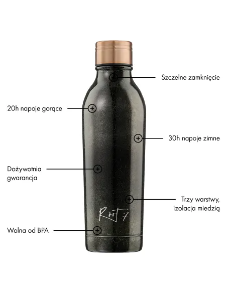 Butelka termiczna Black Cobra personalizowane - Root7
