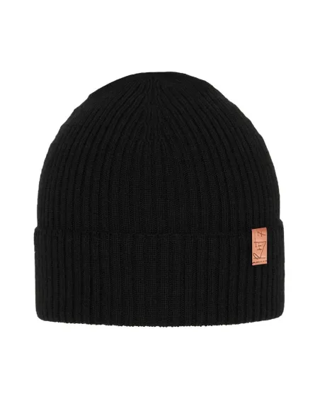 Czapka jesienna Jet Black, 100% Merino personalizowane - Root7