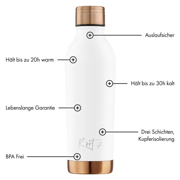 Butelka termiczna VIP White Split personalizowane - Root7