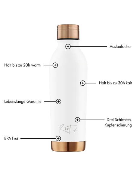 Butelka termiczna VIP White Split personalizowane - Root7