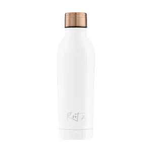 Weiße Thermosflasche Powder Coated White Split