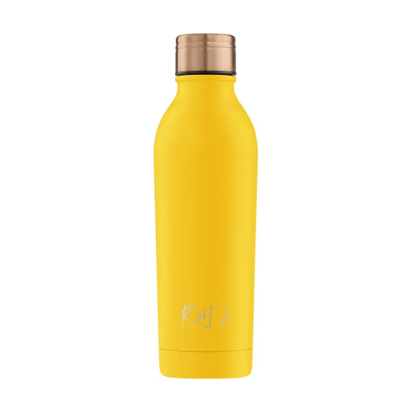 Żółta butelka termiczna Powder Coated Yellow personalizowane - Root7