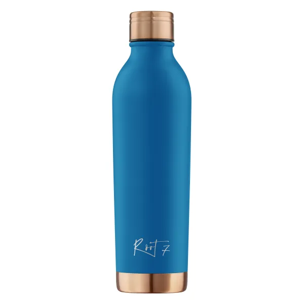 Niebieska butelka termiczna VIP Deep Ocean personalizowane - Root7