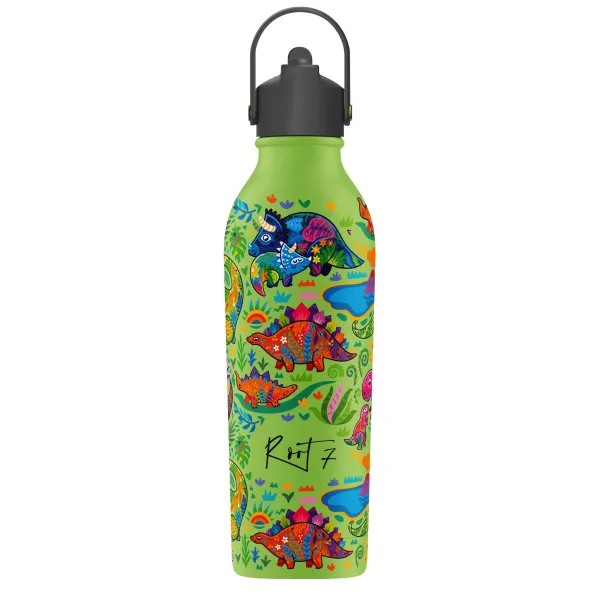 Root7 Safari Thermoflasche für Kinder mit Sportverschluss