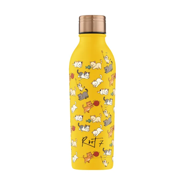 Root7 Safari Thermoflasche für Kinder mit Sportverschluss