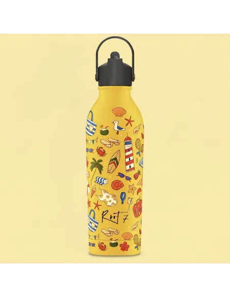Butelka Termiczna Beach z korkiem sportowym personalizowane - Root7