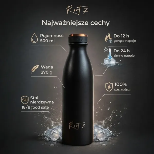 Lite Bottle Black Swan - Root7 Bottle