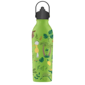 Butelka termiczna Jungle Base - stalowa, personalizowana, z grawerem - Root7
