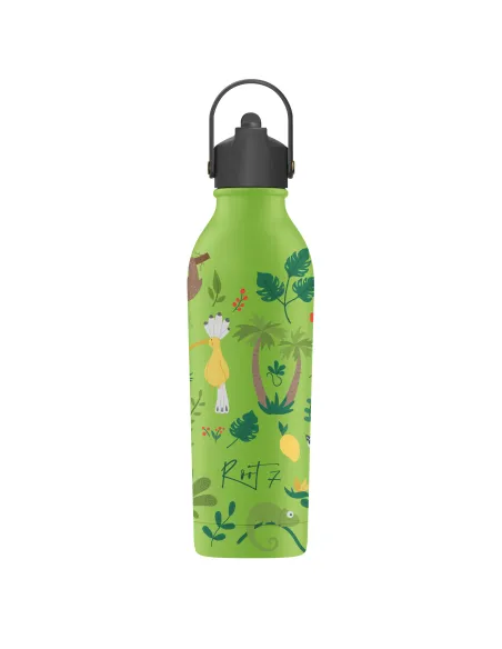 Butelka Termiczna Jungle Friends Z Korkiem Sportowym personalizowane - Root7