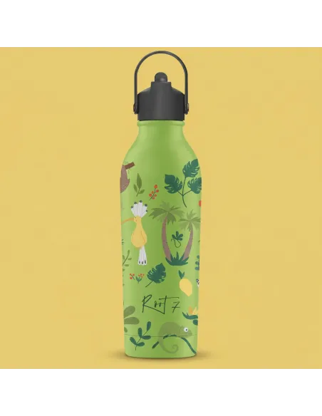 Butelka Termiczna Jungle Friends Z Korkiem Sportowym personalizowane - Root7