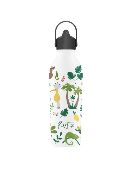 Butelka Termiczna White Jungle z Korkiem Sportowym personalizowane - Root7