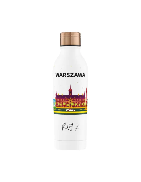 Butelka termiczna Jungle Base - stalowa, personalizowana, z grawerem - Root7