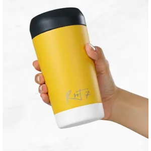 Kubek Termiczny Banana Split Ceramiczny - stalowy, ceramiczny, z grawerem - Root7