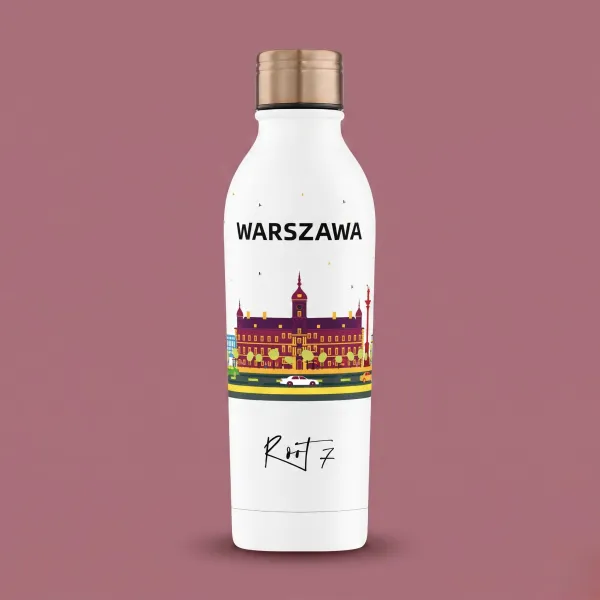 Butelka Termiczna Warszawa personalizowane - Root7