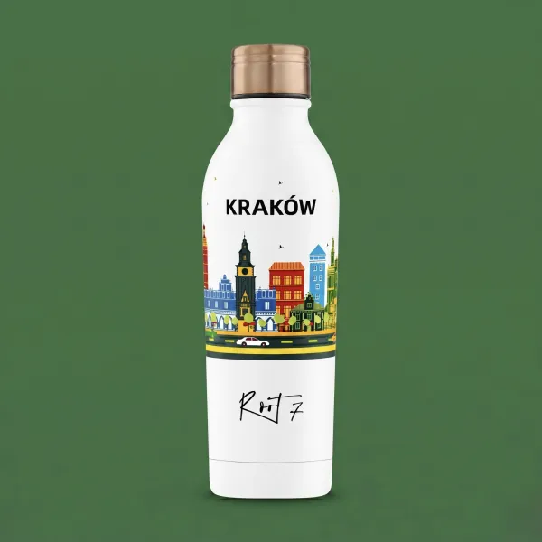 Butelka termiczna Kraków personalizowane - Root7