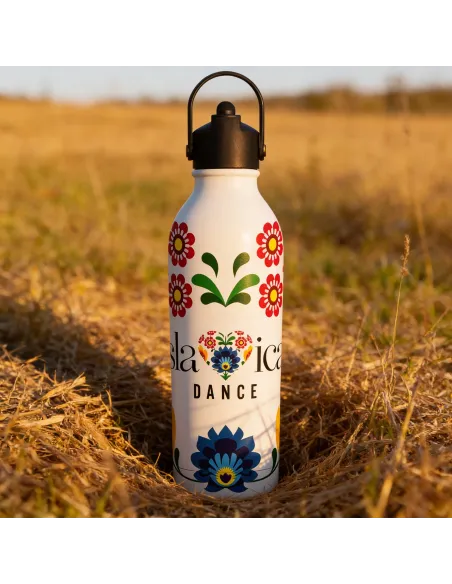 OneBottle Slavica Dance Powder Coated White 2 with a Sports Cap