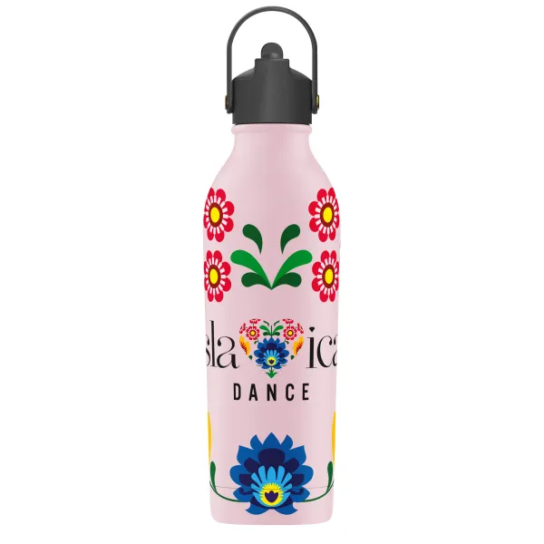 BUTELKA TERMICZNA SLAVICA DANCE 2 POWDER COATED MILLENNIAL PINK personalizowane - Root7
