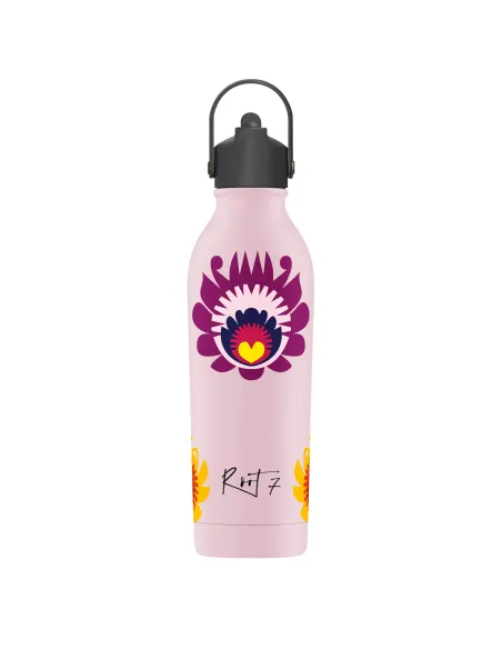BUTELKA TERMICZNA SLAVICA DANCE 2 POWDER COATED MILLENNIAL PINK personalizowane - Root7