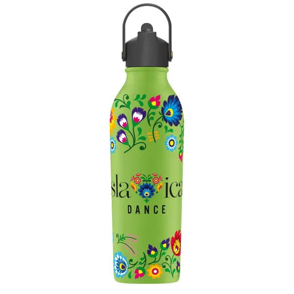 OneBottle Slavica Dance Powder Coated Avocado Green 3 with a Sports Cap