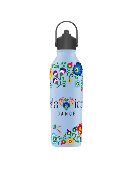 BUTELKA TERMICZNA SLAVICA DANCE 3 POWDER COATED DUCK EGG personalizowane - Root7