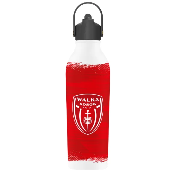 Walka Kosów - Bidon Sportowy termiczny na wodę czerwony personalizowane - Root7