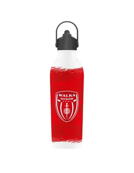 Walka Kosów - Bidon Sportowy termiczny na wodę czerwony personalizowane - Root7