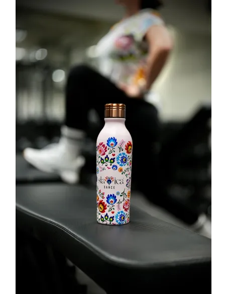 BUTELKA TERMICZNA SLAVICA DANCE 1 POWDER COATED MILLENNIAL PINK personalizowane - Root7