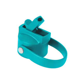 Sports Straw Lid Green without paper card 2