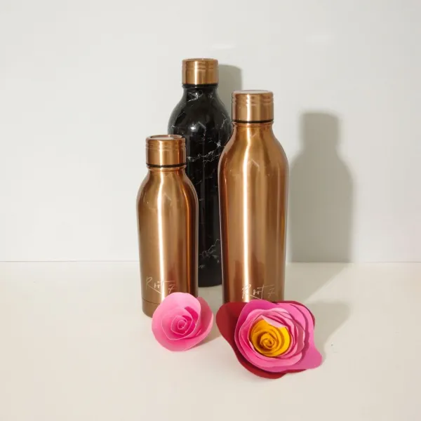 Butelka termiczna Brushed Copper personalizowane - Root7