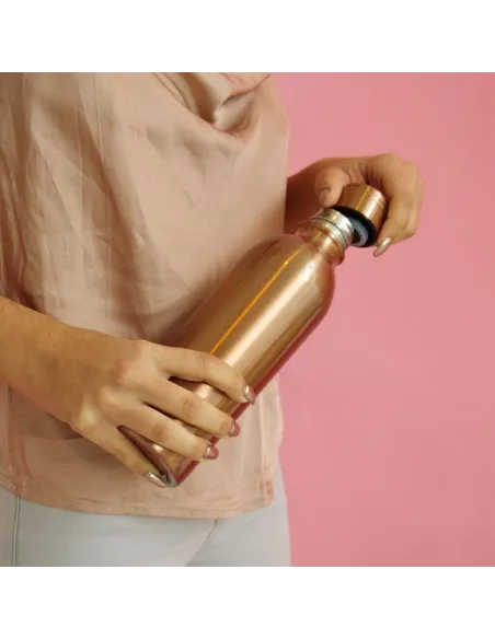 Butelka termiczna Brushed Copper personalizowane - Root7
