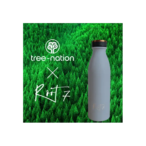 Lite Bottle Gray Swan - Butelka Root7 personalizowane - Root7