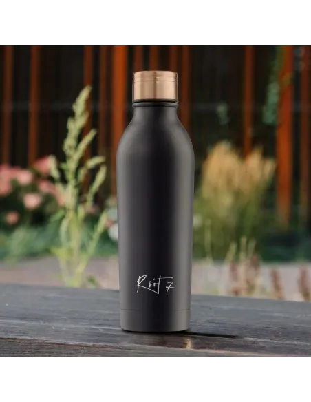 Butelka termiczna Powder Coated Black personalizowane - Root7