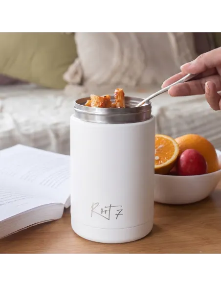 Pojemnik na żywność Polar White personalizowane - Root7