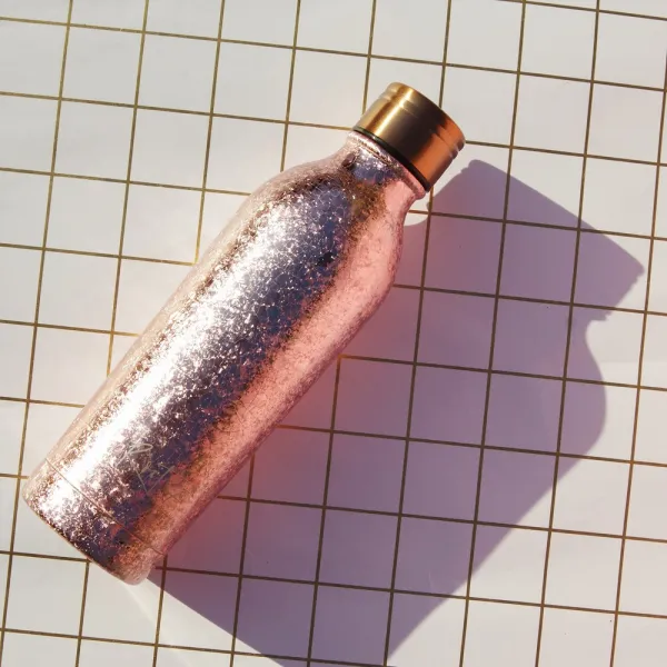 Butelka termiczna Rose Gold Sparkle personalizowane - Root7