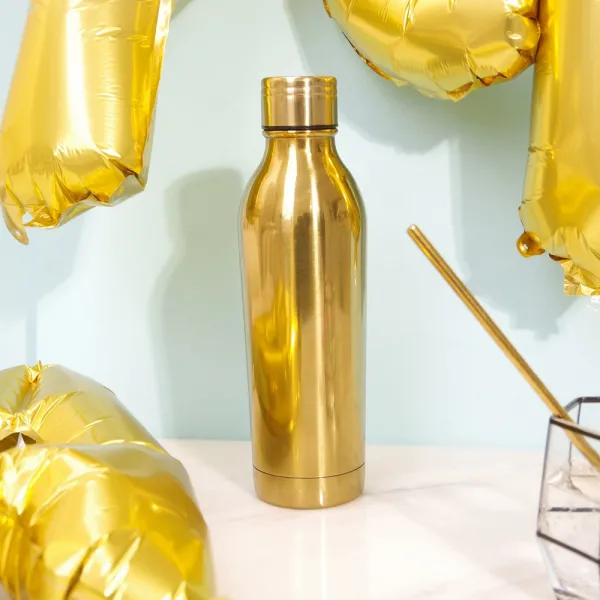 Złota butelka termiczna Polished Gold personalizowane - Root7