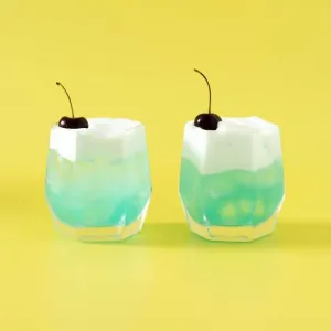 Geo Clear Tumbler Glasses - Set of 2 2