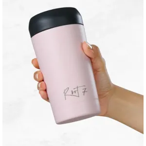 Travel cup Powder Coated Millennial Pink Ceramic