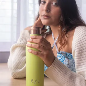 Butelka termiczna Powder Coated Avocado Green personalizowane - Root7 2