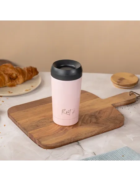 Kubek Termiczny Millennial Pink Ceramiczny personalizowane - Root7